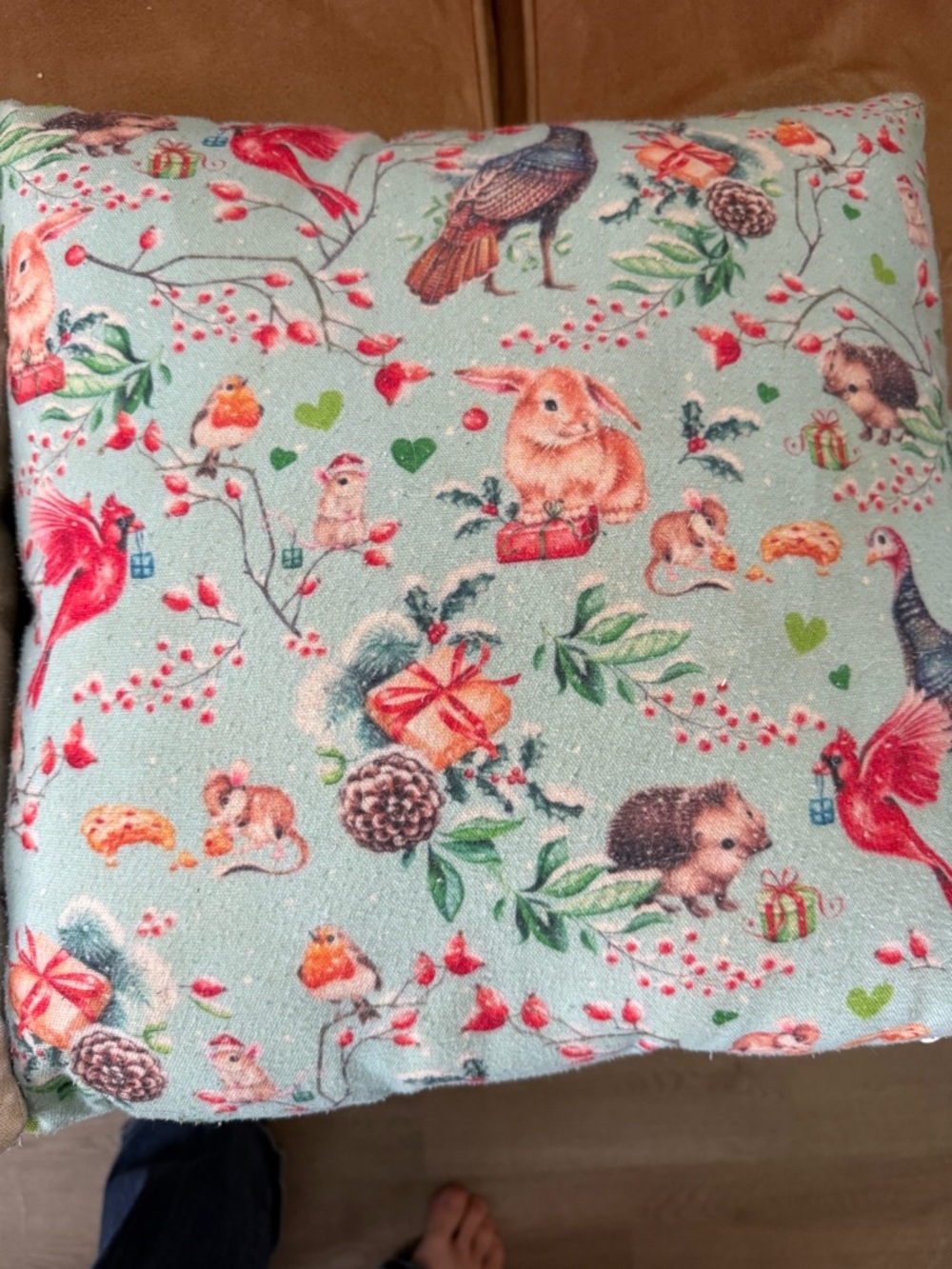 Whimsical Woodland Animal Pillow Covers set of 3